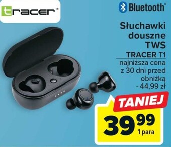 Carrefour Słuchawki bluetooth tracer oferta