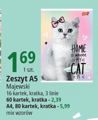 E.Leclerc Zeszyt a4/80k kratka oferta