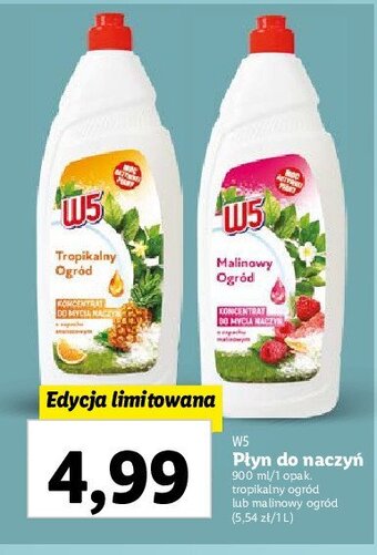 Lidl Płyn do naczyń malinowy ogród oferta