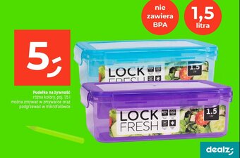 Dealz Pojemnik na żywność 1.5 l oferta