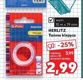 Kaufland Taśma klejąca przezroczysta 10 m x 19 mm oferta