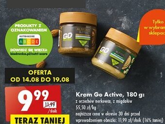 Biedronka Krem proteinowy almond butter oferta