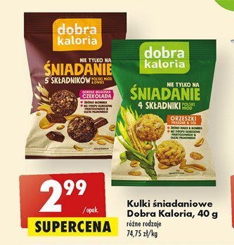 Biedronka Kulki nie tylko na śniadanie czekoladowe oferta