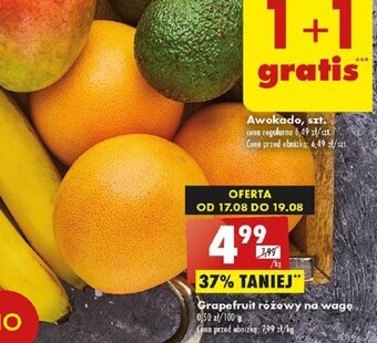Biedronka Grapefruit różowy 1kg oferta