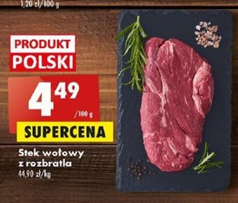 Biedronka Stek wołowy z rozbratla 100g oferta