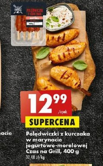 Biedronka Polędwiczki z kurczaka w marynacie jogurtowo-morelowej Czas na Grill, 400 g oferta