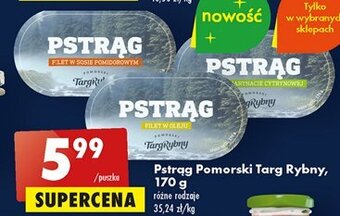 Biedronka Pstrąg filety w sosie pomidorowym oferta