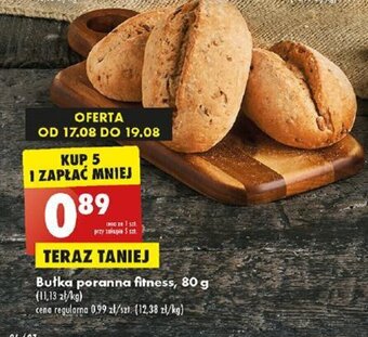 Biedronka Bułka poranna fitness, 80 g oferta