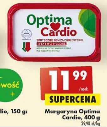 Biedronka Margaryna Optima Cardio, 400 g oferta