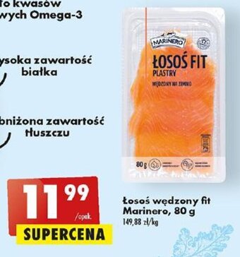 Biedronka Łosoś wędzony fit Marinero, 80 g oferta