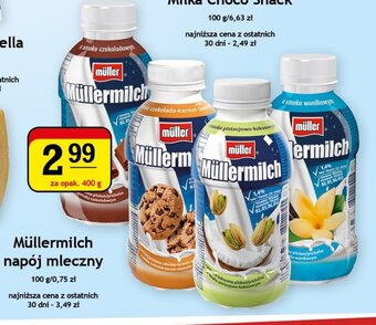 Gram Market Müllermilch napój mleczny 400 g oferta