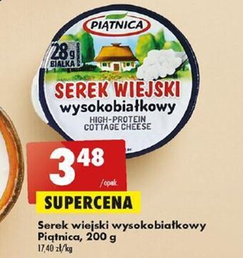 Biedronka SEREK WIEJSKI wysokobiałkowy Piątnica, 200 g oferta