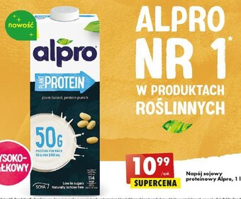 Biedronka Napój sojowy proteinowy Alpro, 1l oferta