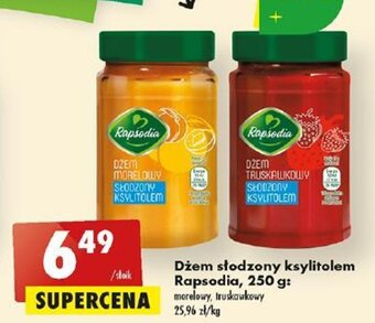 Biedronka Dżem słodzony ksylitolem Rapsodia, 250 g oferta