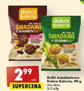 Kulki śniadaniowe Dobra Kaloria, 40 g