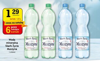 Gram Market Woda mineralna Skarb Życia Muszyna 1,5 l oferta