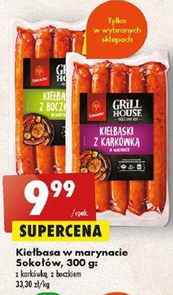 Biedronka Kiełbasa w marynacie Sokołów, 300 g oferta