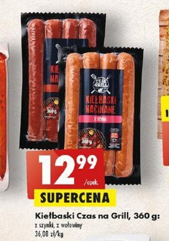 Biedronka Kiełbaski Czas na Grill, 360 g oferta