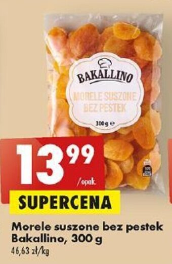 Biedronka Morele suszone bez pestek Bakallino, 300 g oferta