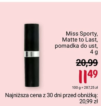 Rossmann Pomadka do ust 203 incredible red oferta