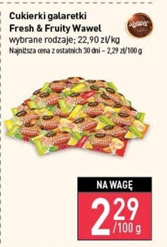 Stokrotka Cukierki galaretki Fresh & Fruity Wawel 100 g oferta