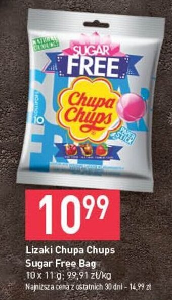 Stokrotka Lizaki Chupa Chups Sugar Free Bag 10 x 11 g oferta