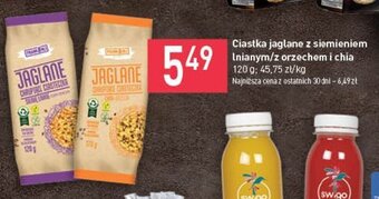 Stokrotka Ciastka jaglane z siemieniem Inianym/z orzechem i chia 120 g oferta