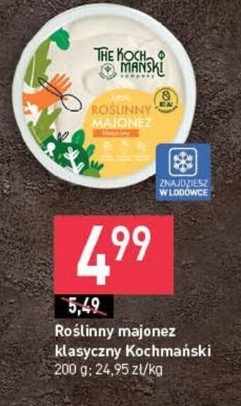 Stokrotka Roślinny majonez klasyczny Kochmański 200 g oferta