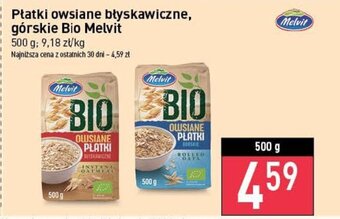 Stokrotka Płatki owsiane błyskawiczne, górskie Bio Melvit 500 g oferta