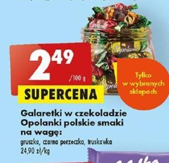 Biedronka Galaretki w czekoladzie Opolanki polskie smaki 100g oferta
