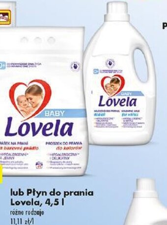Biedronka lub Płyn do prania Lovela, 4,5 l oferta
