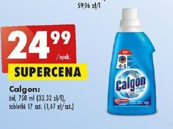 Biedronka Calgon żel 750ml/tabletki 17szt. oferta