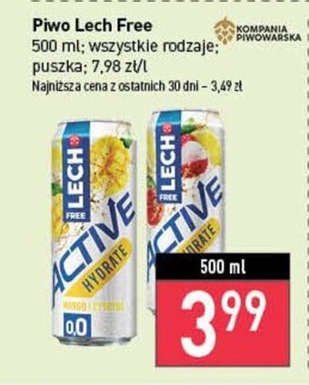 Stokrotka Piwo Lech Free 500 ml oferta