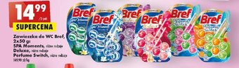 Biedronka Zawieszka do WC Bref, 2x50 g oferta