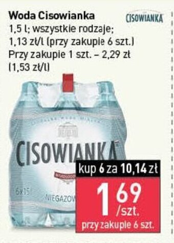 Stokrotka Woda Cisowianka 1,5 l oferta