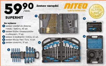 Biedronka Zestaw narzędzi NITEO oferta