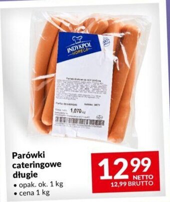 Makro Parówki cateringowe długie 1kg oferta