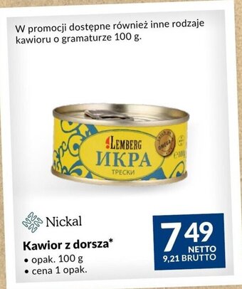 Makro Kawior z dorsza* 100 g oferta