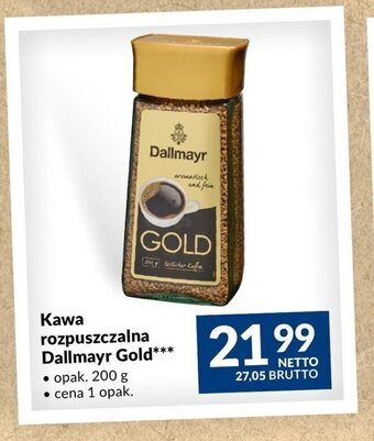 Makro Kawa rozpuszczalna Dallmayr Gold*** 200 g oferta