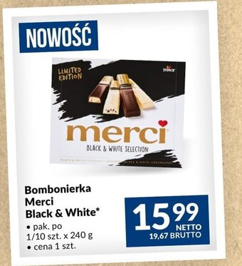 Makro Bombonierka Merci Black & White* oferta