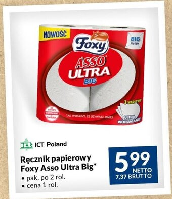 Makro Ręcznik papierowy Foxy Asso Ultra Big* oferta