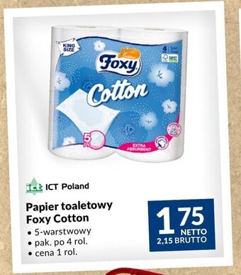 Makro Papier toaletowy Foxy Cotton oferta