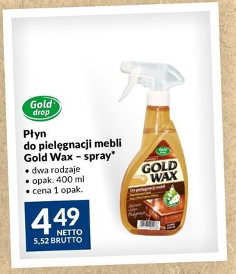 Makro Płyn do pielęgnacji mebli Gold Wax - spray* 400 ml oferta
