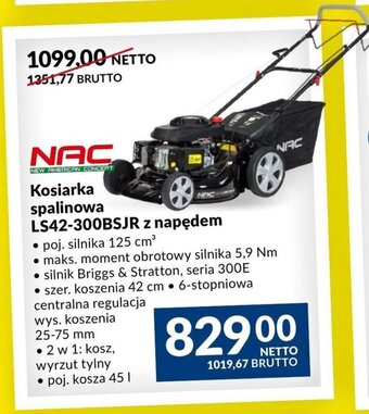 Kosiarka spalinowa LS42-300BSJR z napędem