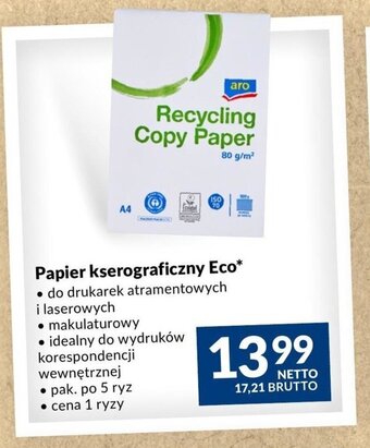 Papier kserograficzny Eco*