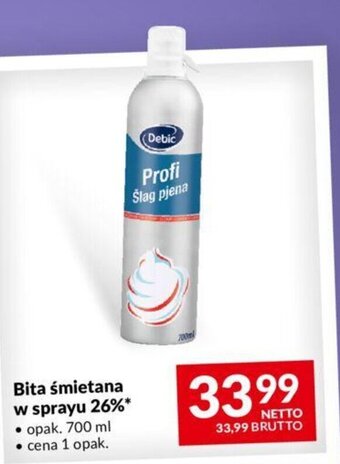 Makro Bita śmietana w sprayu 26% 700 ml oferta