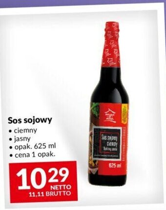 Makro Sos sojowy 625ml oferta