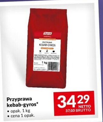 Makro Przyprawa kebab-gyros 1kg oferta