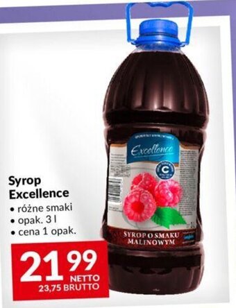 Makro Syrop Excellence 3l oferta