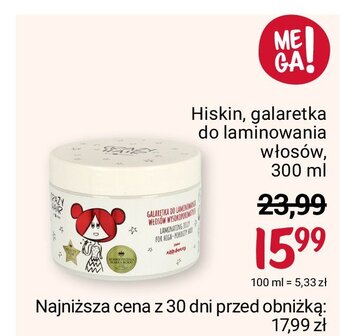 Rossmann Galaretka do laminowania włosów wysokoporowatych oferta